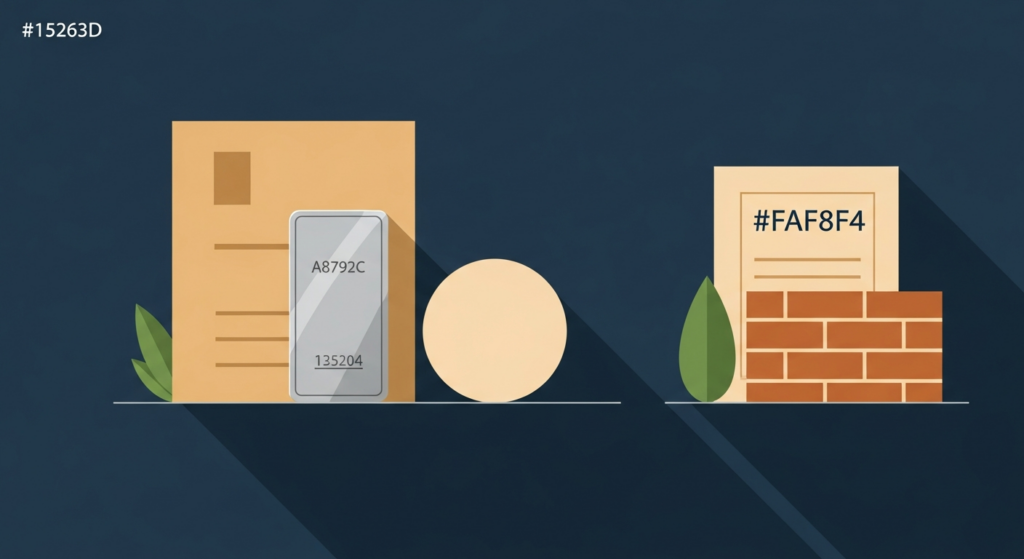 Illustration: a rectangular silver bar with a faint serial and assay motif beside a plain round silver disc on a navy field
